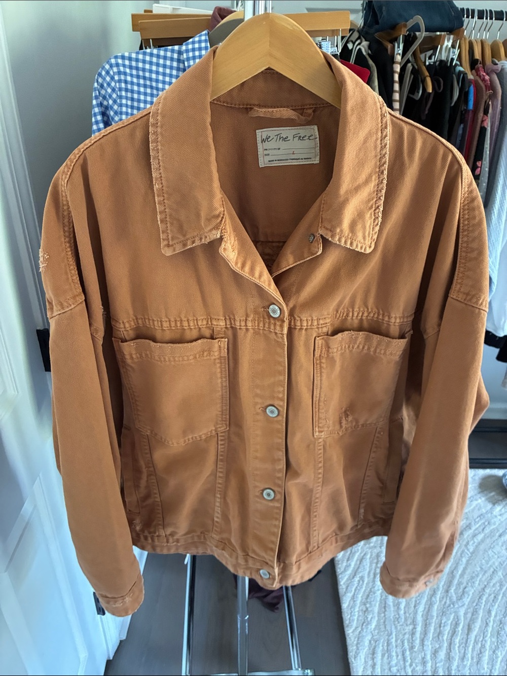 We The Free Rust Utility Jean Jacket